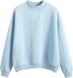 Women Long Sleeve Lightweight Sweatshirts Round Neck Plus Size Pullover Oversized Fashion Womens Hoodies
