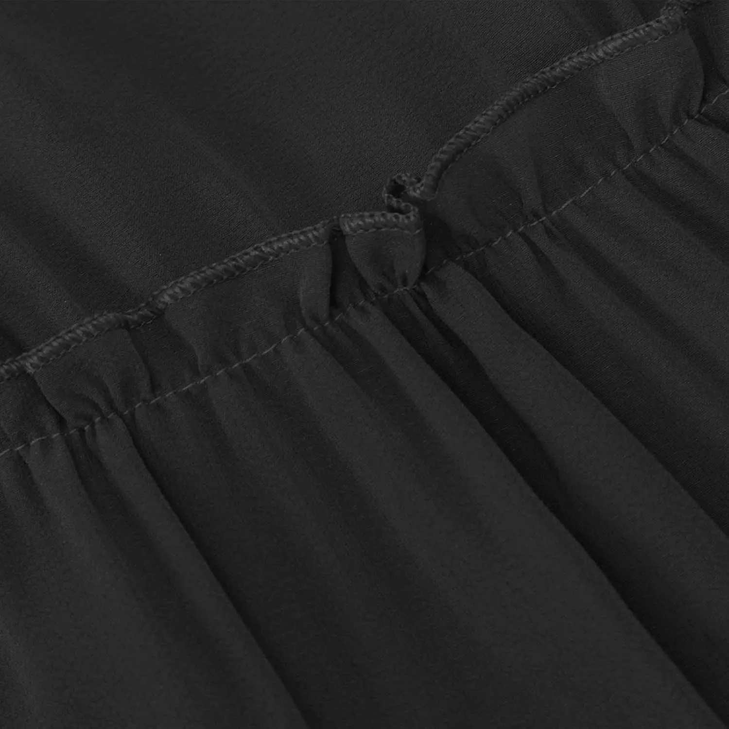 Womens Casual Boho Maxi Skirt Trendy Pleated Ruffle Flowy Skirt Drawstring Elastic High Waisted Summer A-Line Skirts