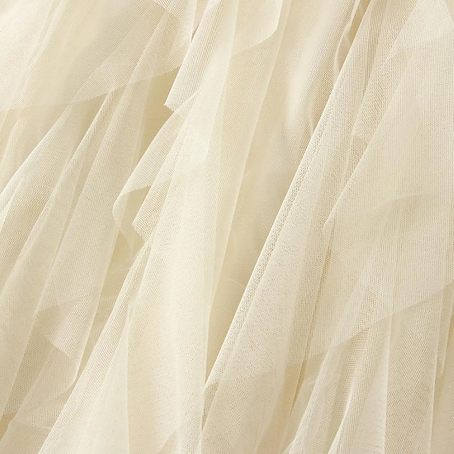 Womens Multilayer Ruffles Skirt Midi Long Fairy Skirt High Low Layered A-line Midi Skirt Irregular Tutu for Women