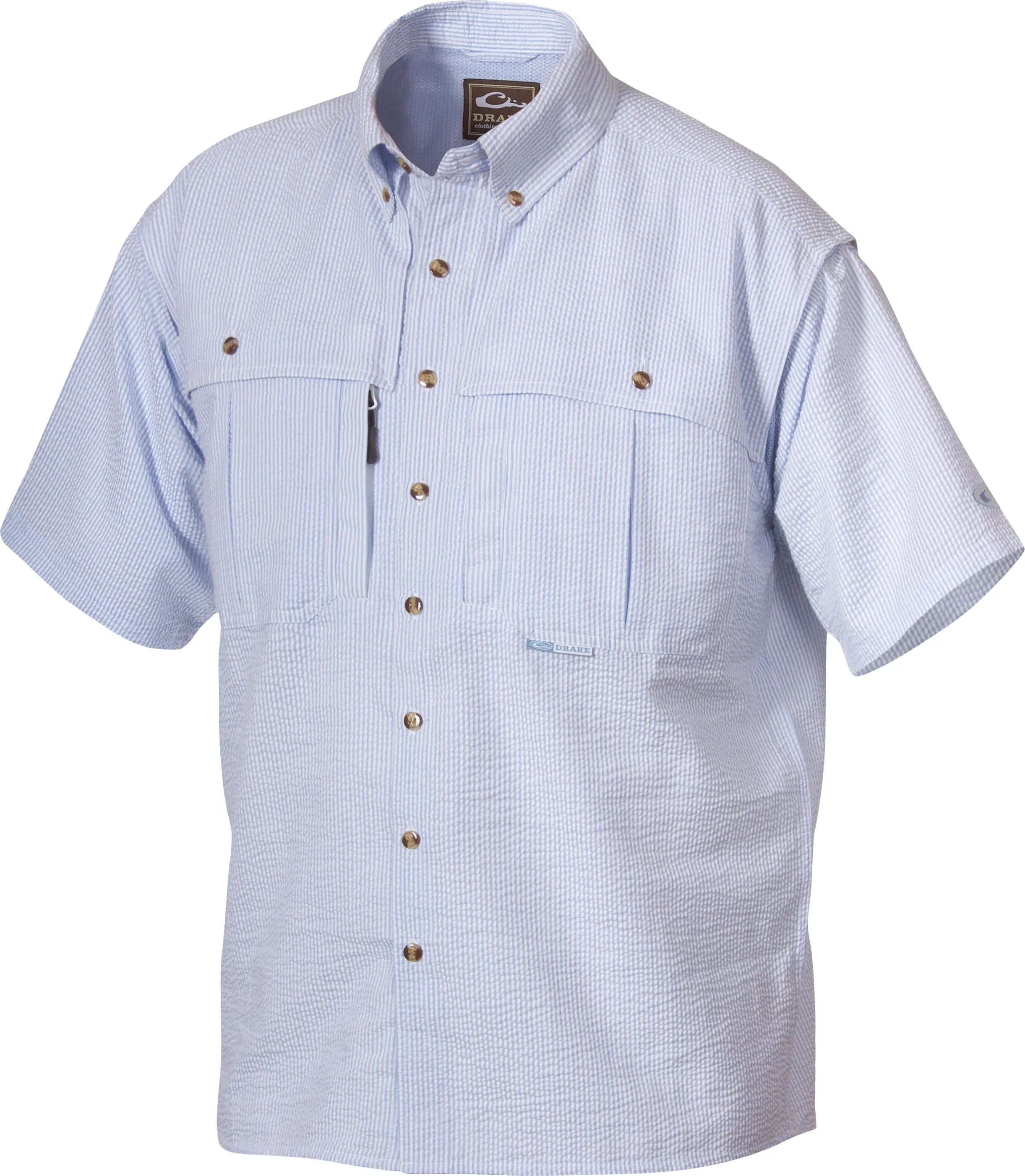 Youth Seersucker Wingshooter's Shirt S/S